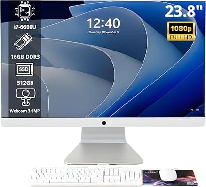 Grasep D-AI12: i7-6600U, R$ 2.329,90 com tela 23,8 pol. e Win11 Pro