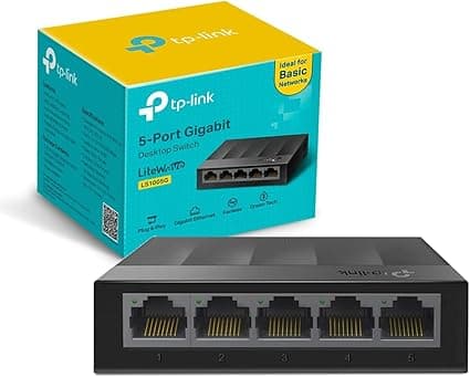 TP-Link LS1005G: 5 portas Gigabit por R$85,41 na Amazon
