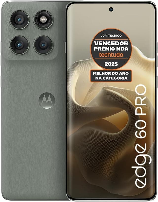 Motorola Edge 60 Pro 5G: 512GB/24GB, Sony 50MP, IA – R$4.443,33 Amazon
