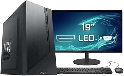 PC com i7 4ª geração, 16GB RAM, SSD 240GB e monitor 19″ — pronto