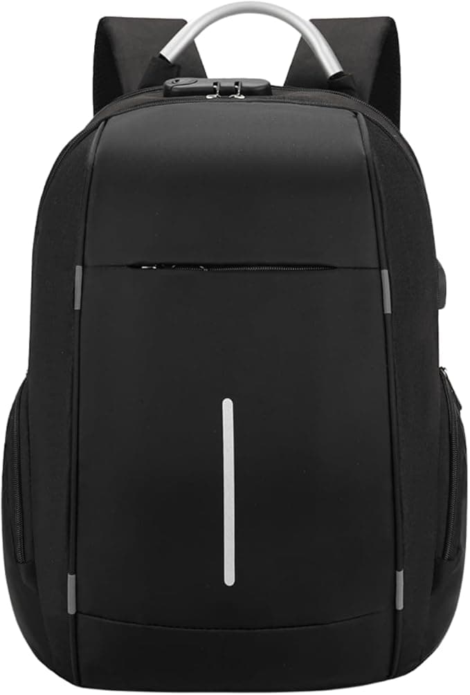Mochila Executiva Impermeável com USB e senha reforçada — R$62,91
