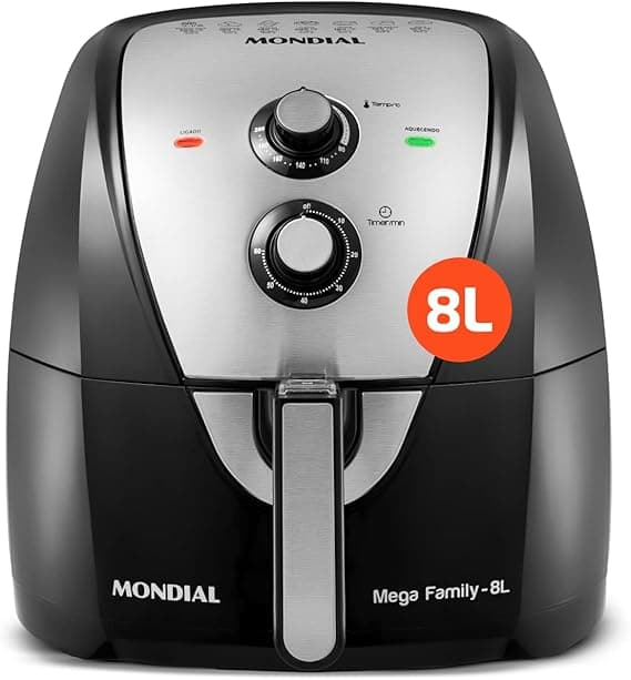 Fritadeira sem óleo AFN-80-BI 8L sai por R$345,67 com entrega grátis