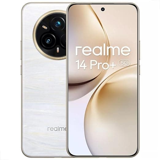 Realme 14 Pro+ 5G: OLED 6,83 – 50 MP / 80W, R$ 3.174,08 na Amazon