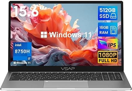 Notebook i7-8750H com 16GB RAM, 512GB SSD e Windows 11 Pro por R$3.210
