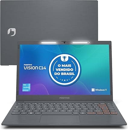 Positivo Vision C14 Lumina Bar: R$1.599,00 na Amazon, estudo e uso