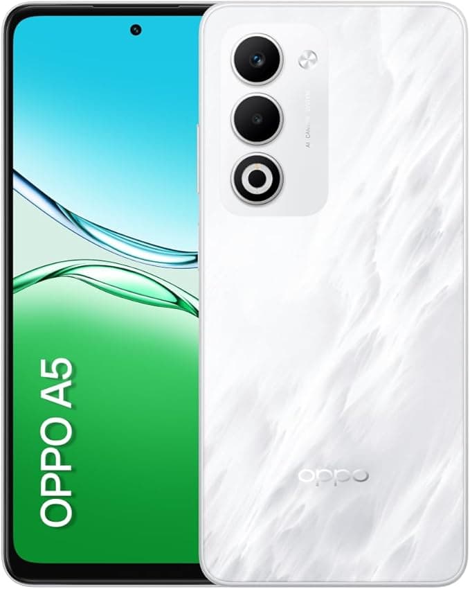 OPPO A5 256GB com 6GB RAM por R$1.078,90 no Pix e opções de pagamento