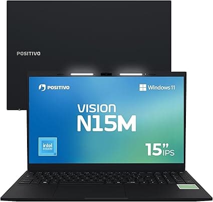 Positivo Vision N15M com Intel N100: R$ 2.141,10 à vista Pix e até 12x