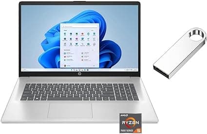 HP 17,3” Ryzen 5 7430U, 16 GB/512 GB, R$5.390,79 — Semana do Cons
