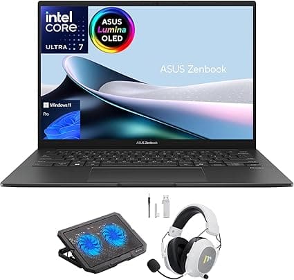 ASUS Zenbook 14 OLED com touchscreen, Core Ultra 7 255H — R$ 8.233,71