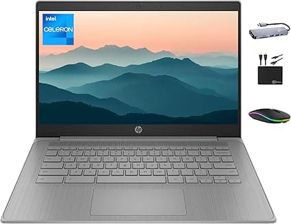 HP Chromebook 2025 Premium 14in portátil com Chrome OS — R$ 2.494,96