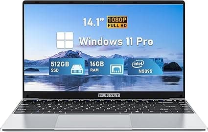 Notebook FUNYET 14″ para jogos com Win11 Pro, 16GB/512GB, R$3.396,28