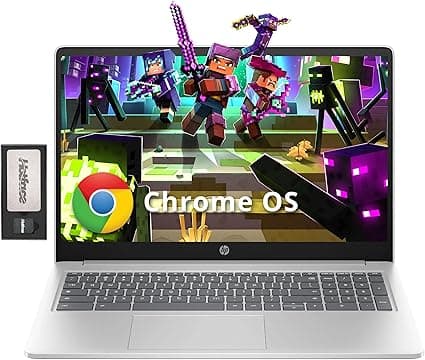 HP Chromebook 15,6 Intel N200, 8 GB, 224 GB – R$3.224,00 com docking