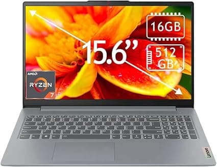 Lenovo IdeaPad Slim 3 com tela touch 15,6 e Ryzen 7 5825U — R$4.578,93