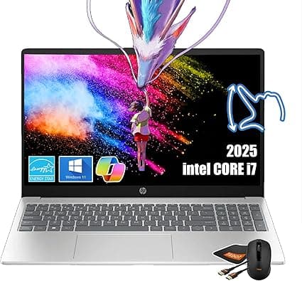 HP Laptop 15,6″ com tela touch e 32 GB RAM/1 TB SSD por R$ 7.208,12
