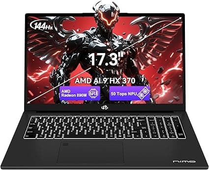 NIMO Copilot+ 17” AI-Laptop Ryzen AI 9 HX 370, 64 GB RAM, R$13.311,96