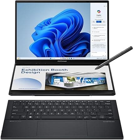 Zenbook UX8406CA-PS99T: tela OLED dupla 14″ 3K 120 Hz por R$18.115,17