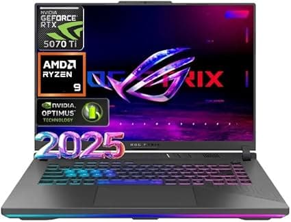 ASUS ROG Strix G16 2025 com RTX 5070 Ti por R$17.438,73 na Amazon
