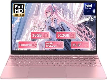 Notebook rosa 15,6” FHD, 16GB RAM, 512GB SSD — R$3.310,83