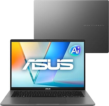 ASUS Vivobook S14 por R$ 7.382,13: IA, tela e bateria para o dia a dia