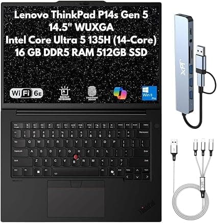 Lenovo ThinkPad P14s Gen 5 Mobile Workstation: R$8.853,16 já com taxas