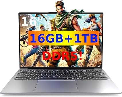 OTVOC Laptop 16” com 16GB DDR5, 1TB NVMe, Windows 11 — R$ 3.453,02