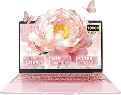 Notebook 14 em tom ouro rosa com Windows 11 Pro — R$3.443,10