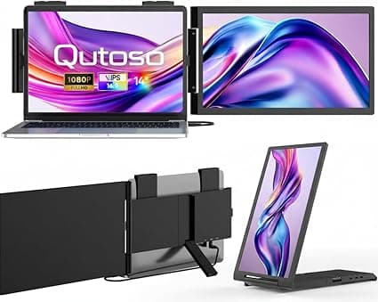 Extensor de tela portátil 14 polegadas 1080p com rotação de 250°