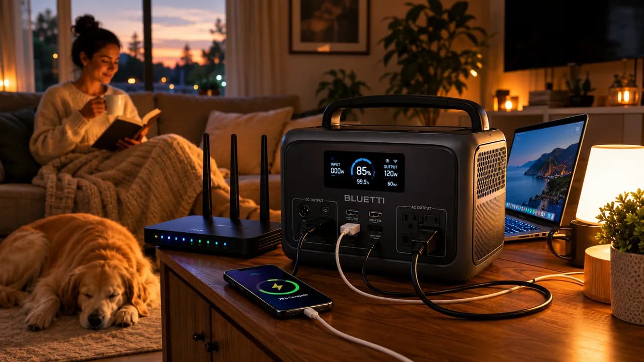 Sem Luz em Casa: Veja Como a BLUETTI AC70 Enfrenta Apagões, Tempestades e Quedas de Energia