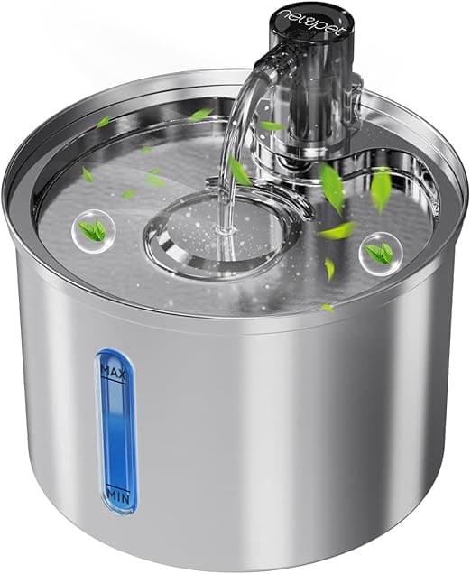 Bebedouro de Gatos 3L Inox: preço caiu para R$144,54 com frete grátis